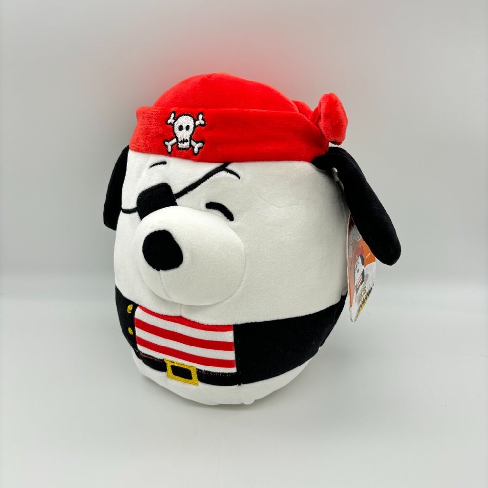 Squishmallows Peanuts 8” Snoopy Pirate Costume Halloween Holiday Stuffed Plush